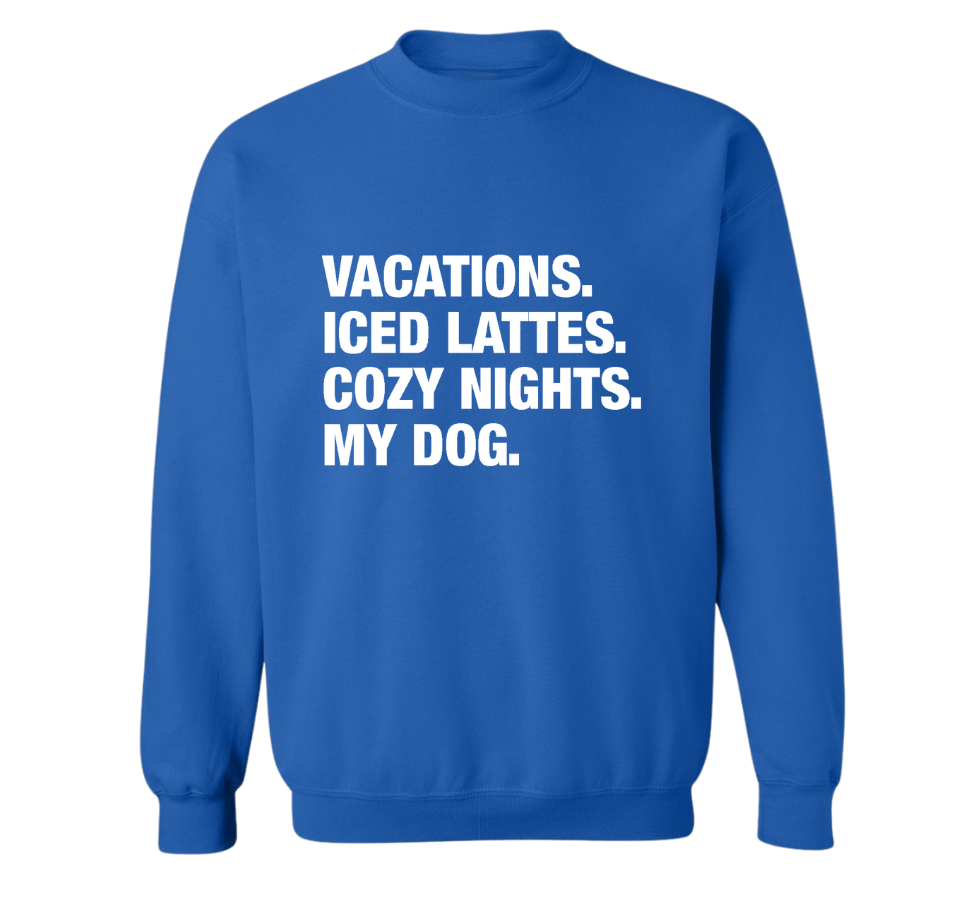 4 THINGS® Personalized Blue Pullover (Custom Pre-Order)