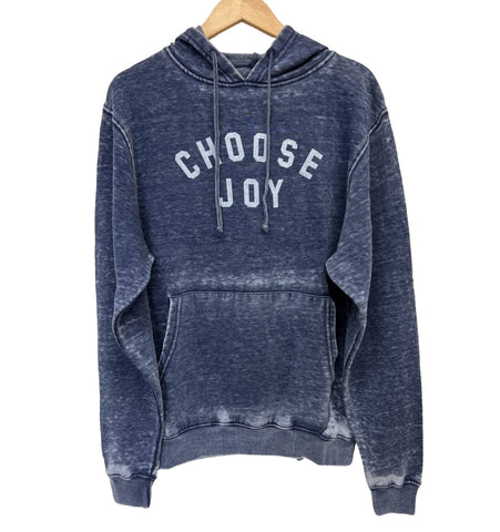 CHOOSE JOY Cropped Camo Sweatshirt