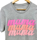 'mama' repeat Unisex T-Shirt - Grey