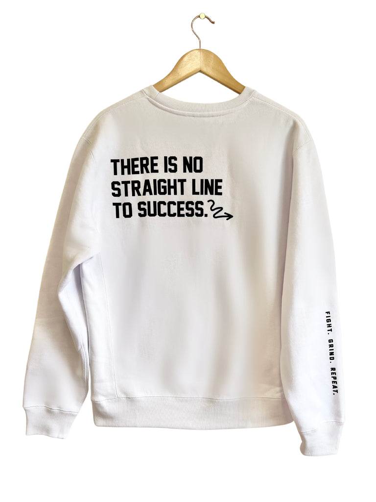 'There is No Straight Line to Success' Crew Sweatshirt (2 Options)