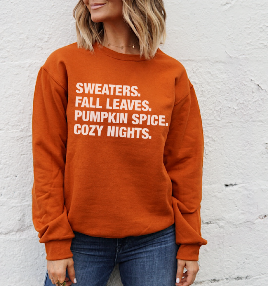 4 THINGS® Fall Pullover - Burnt Orange 4 THINGS® Fall Pullover - Burnt Orange
