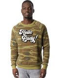 Hello Lady Unisex Pullover- Camo