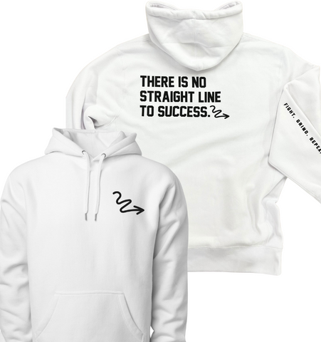 'There is No Straight Line to Success' Hoodie