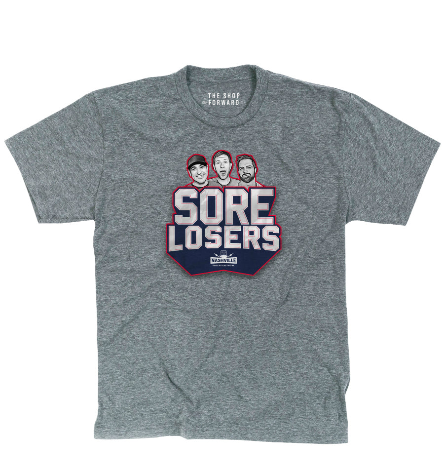 SORE LOSERS Logo Unisex T-Shirt - Grey