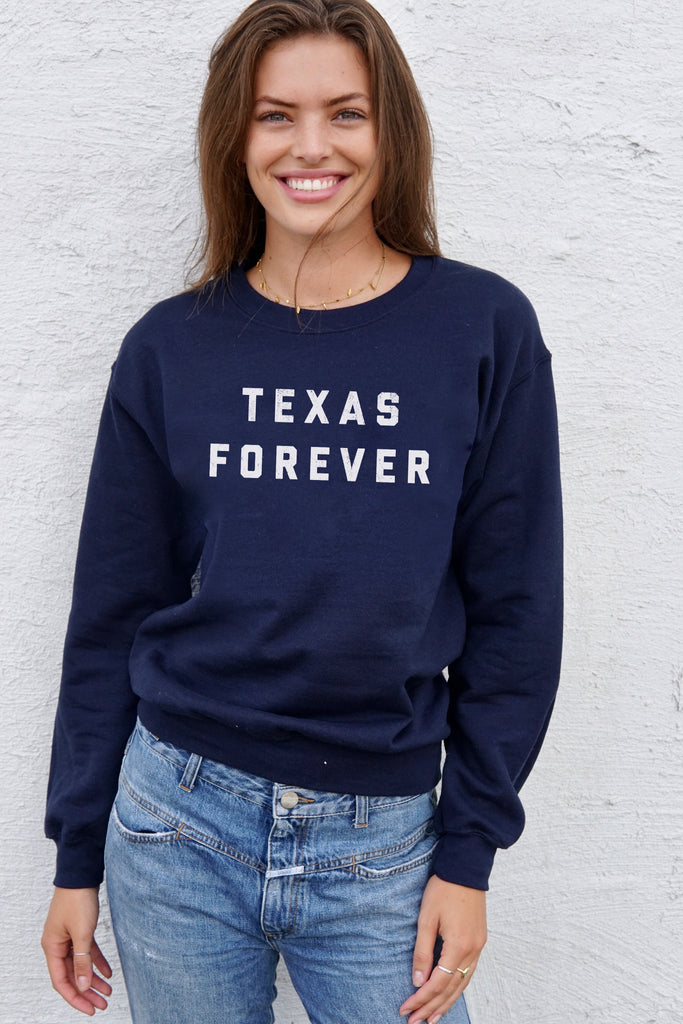 Texas Forever® Unisex Fleece Pullover - Navy