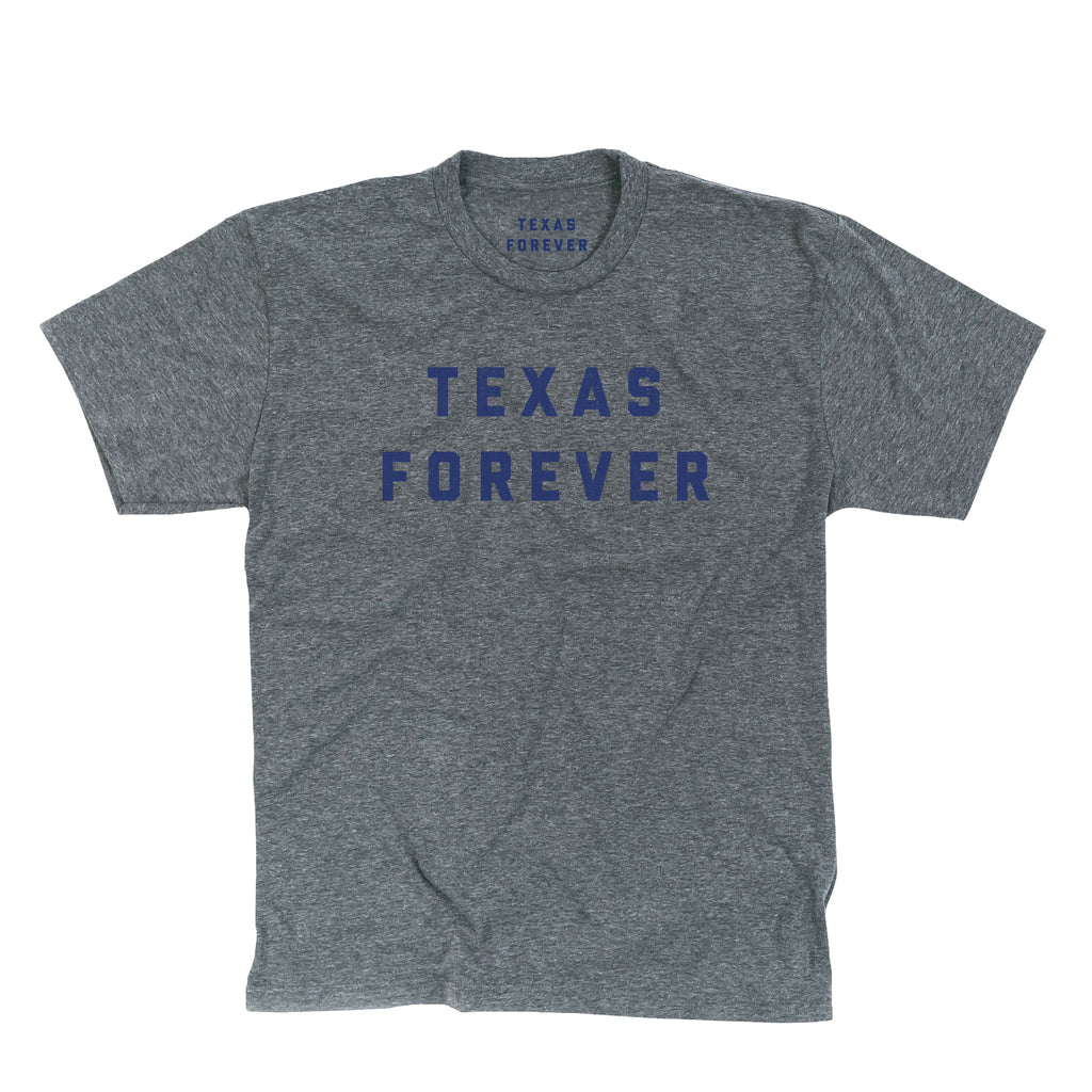 TEXAS FOREVER® Unisex T-Shirt - Grey + Navy