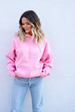 'You are Loved' Happy Face Hoodie - Pink