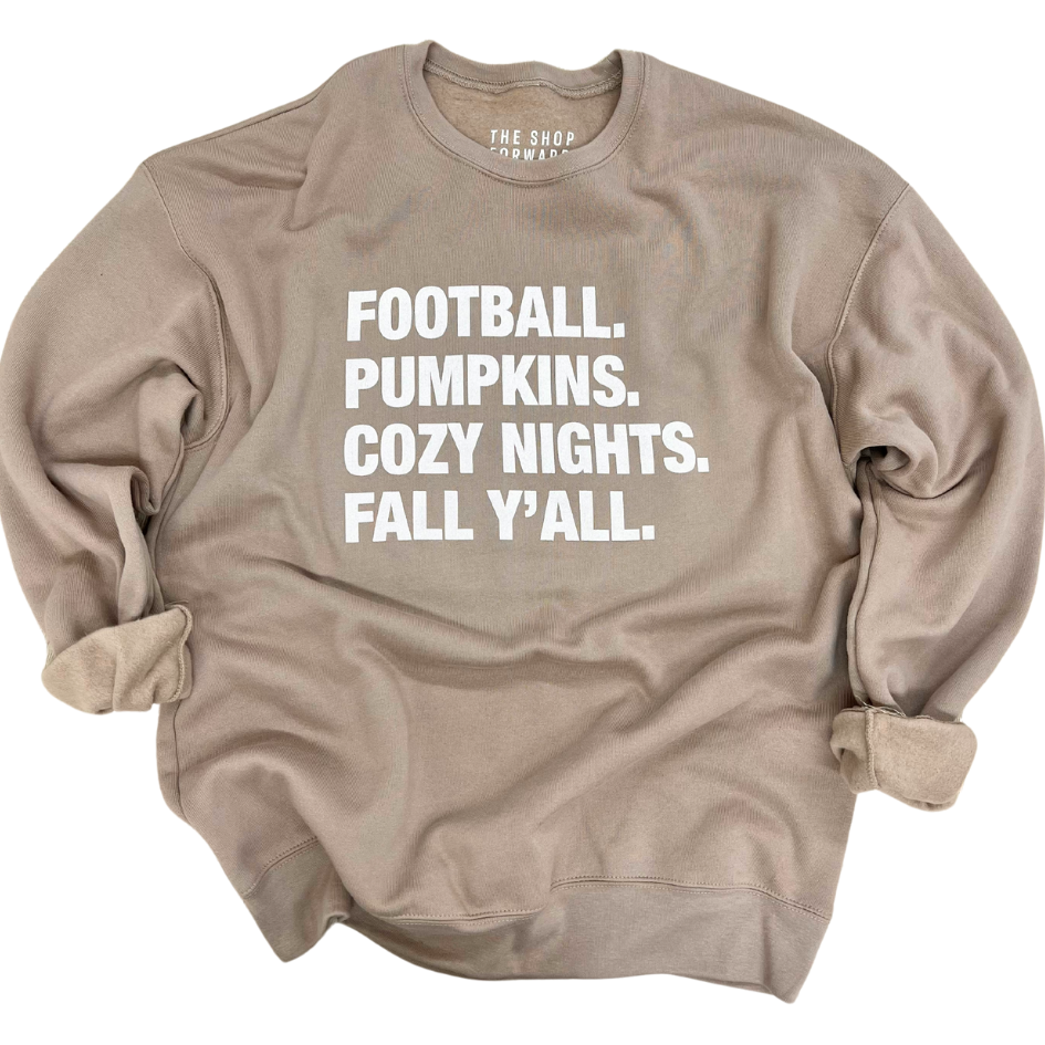 4 Things® 'Fall Y'all' Unisex Pullover Sweatshirt