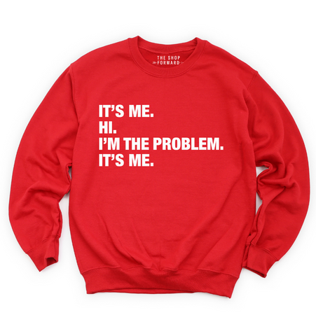 4 Things® 'It's Me' Unisex Pullover Sweatshirt - Red