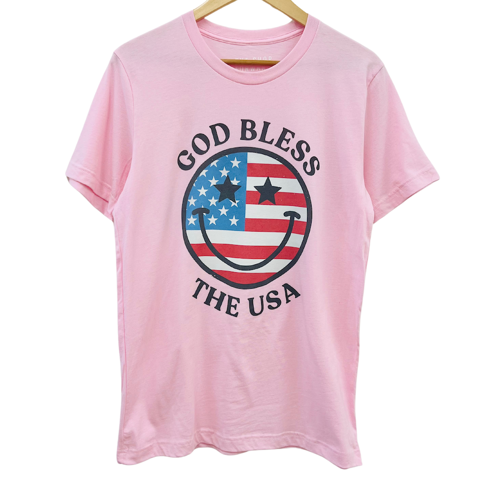'GOD BLESS THE USA' UNISEX TEE
