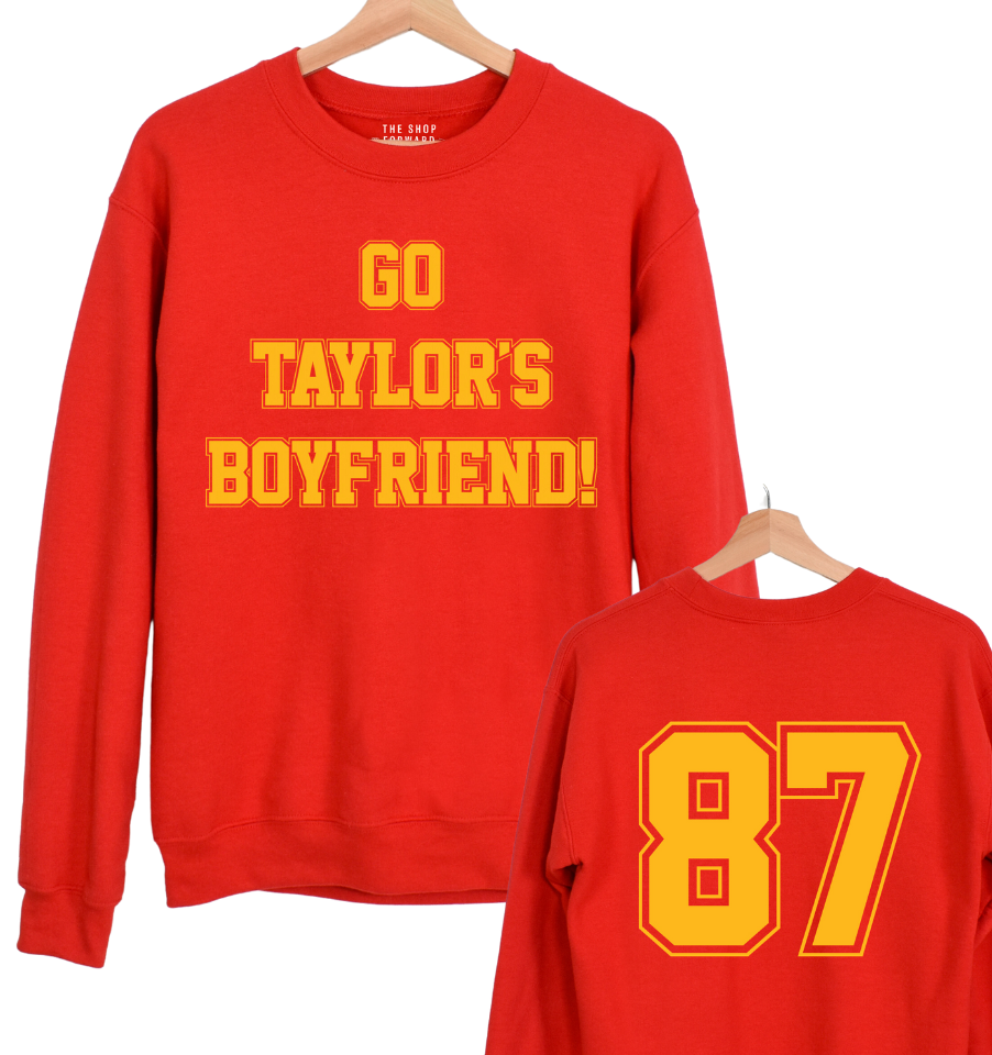 the words in red. Men's Sweatshirt, Women's Boyfriend Look – Gconvo Gear