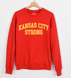 'KANSAS CITY STRONG' Pullover Sweatshirt - RED