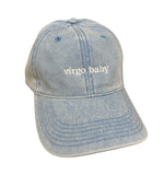 'virgo baby' Faded Denim Dad Hat