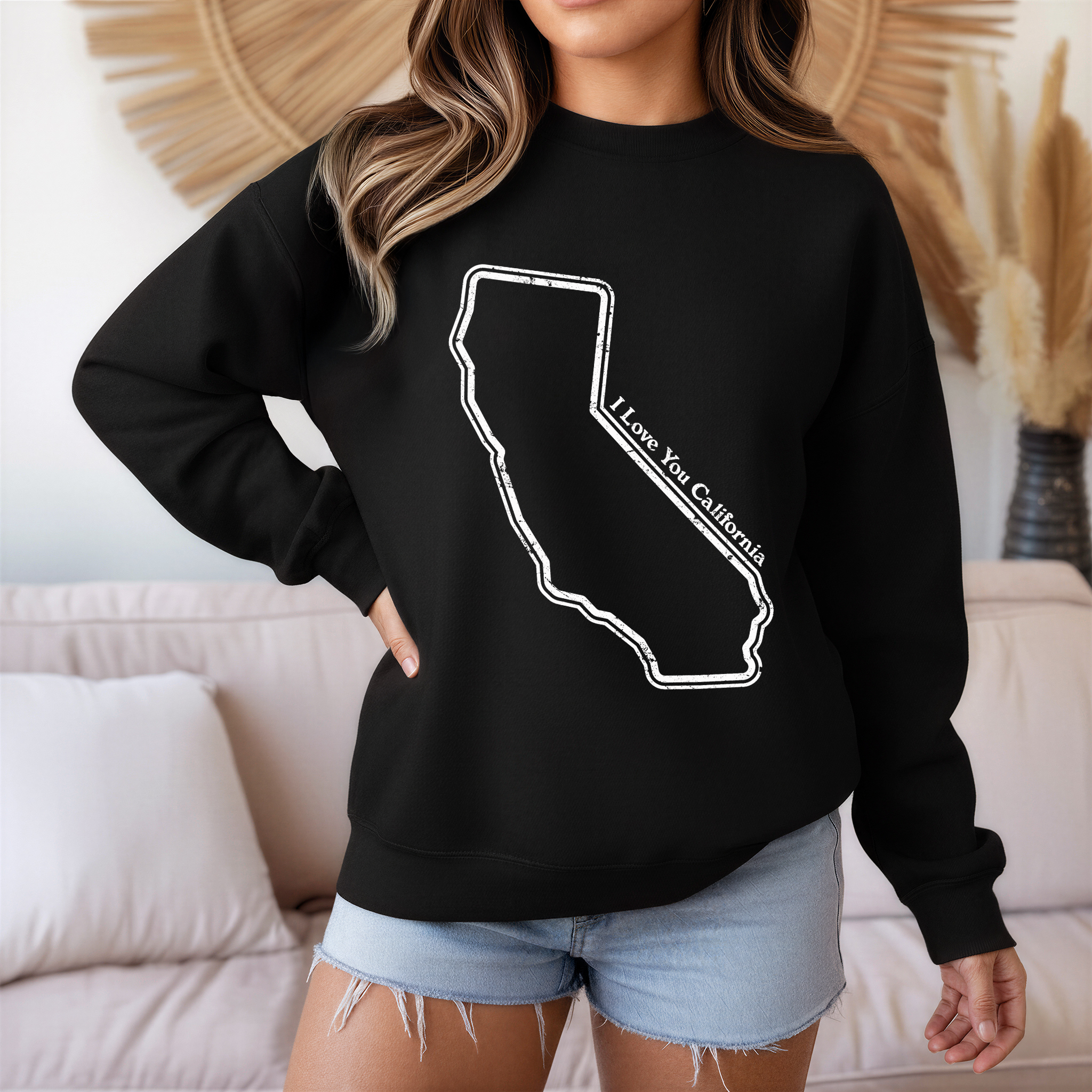 'I LOVE YOU CALIFORNIA' UNISEX PULLOVER