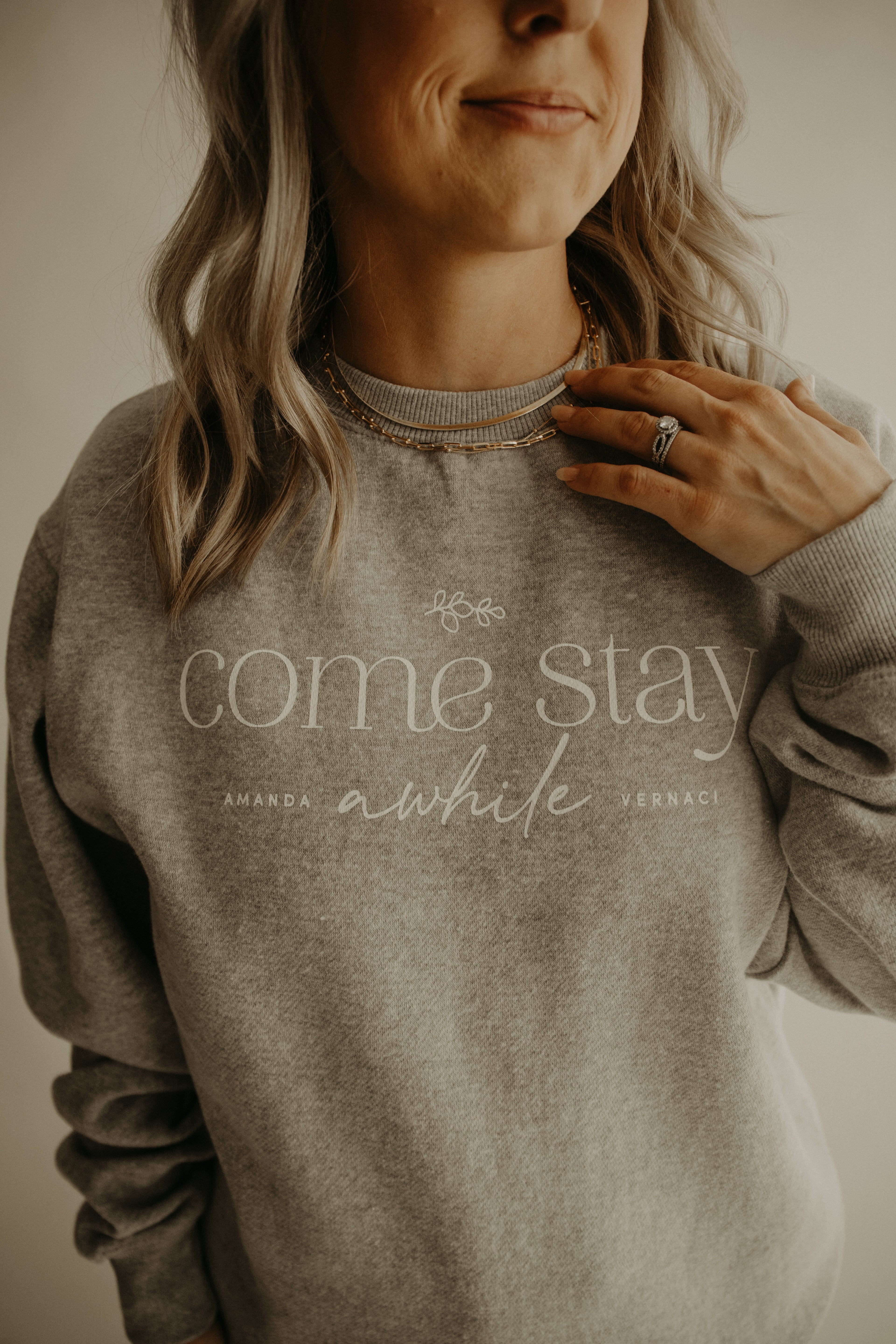 CSA UNISEX GRAY CREW