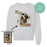 *PERSONALIZED* PHOTO 'THE LIFE OF A SHOWDOG/SHOWCAT' PULLOVER - ASH GREY
