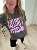 TAYLOR'S VERSION T-Shirt - Graphite + Lavender