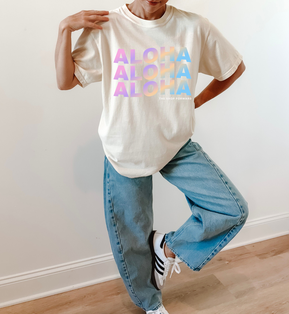 'ALOHA' UNISEX TEE
