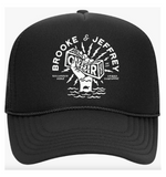 Brooke & Jeffrey Foam Trucker Hat - Black