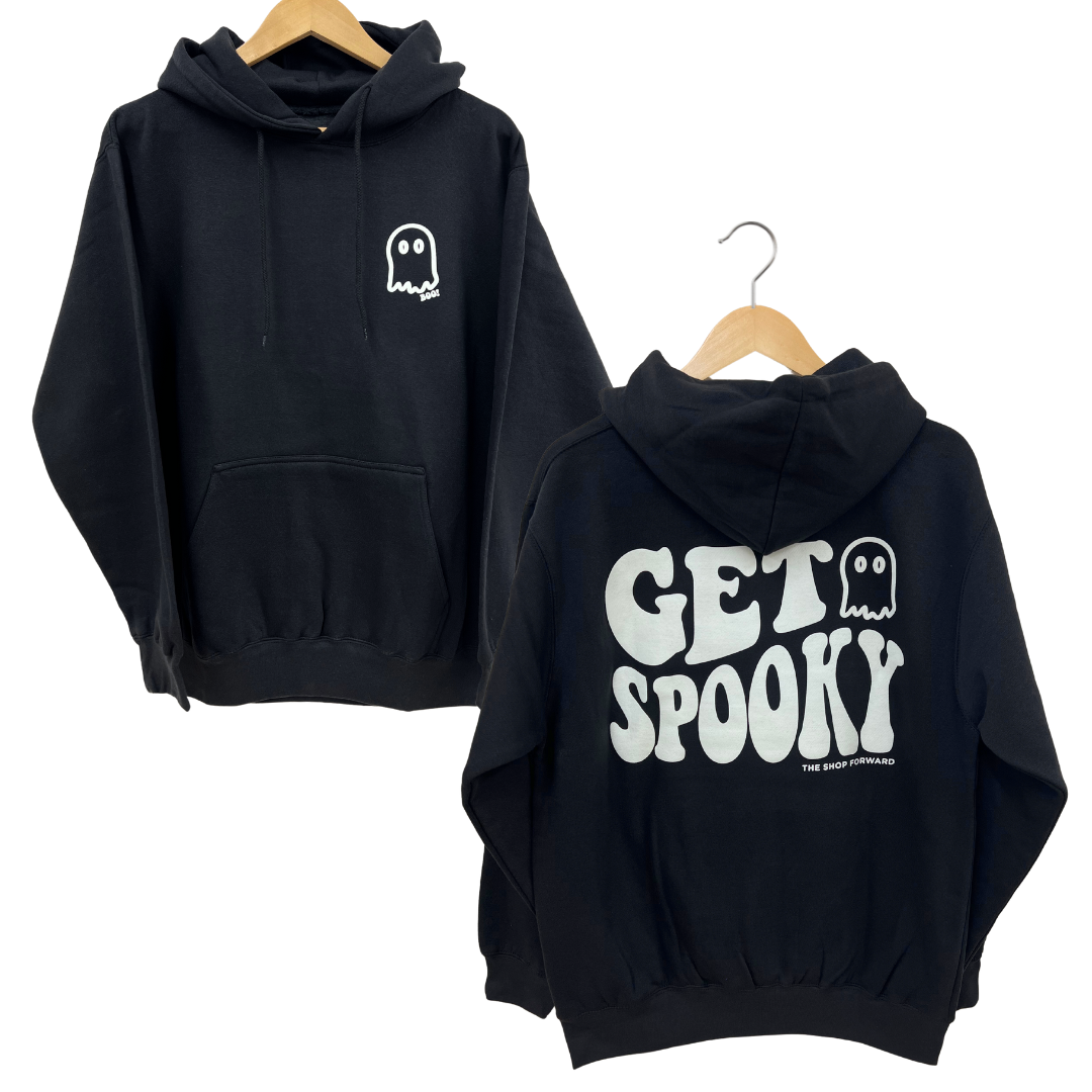 'GET SPOOKY' (GLOW IN THE DARK) Unisex Hoodie Sweatshirt