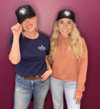 Brooke & Jeffrey Foam Trucker Hat - Black