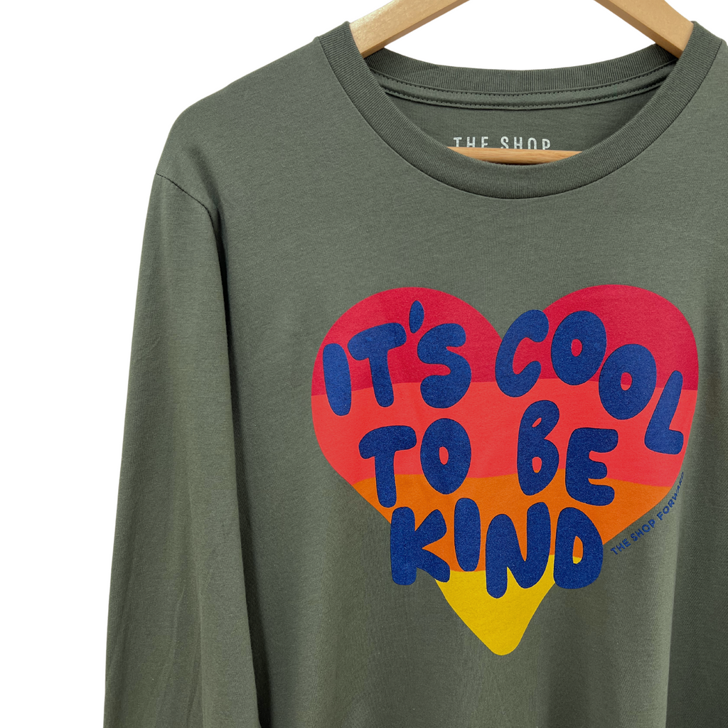 'IT'S COOL TO BE KIND' UNISEX LONG SLEEVE TEE