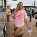 'LOVES JESUS & AMERICA TOO" UNISEX TEE