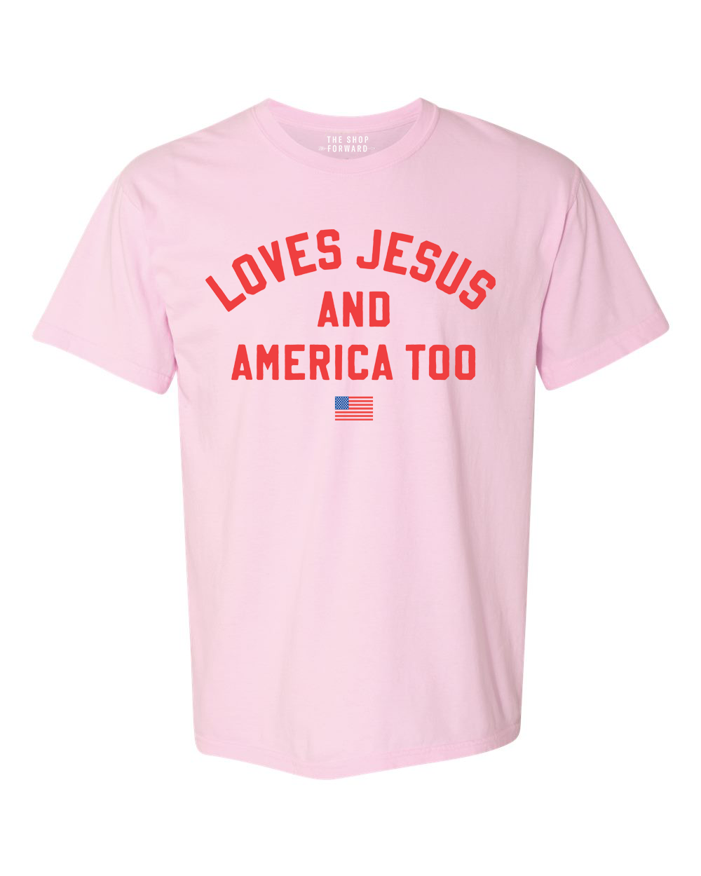 'LOVES JESUS & AMERICA TOO" UNISEX TEE