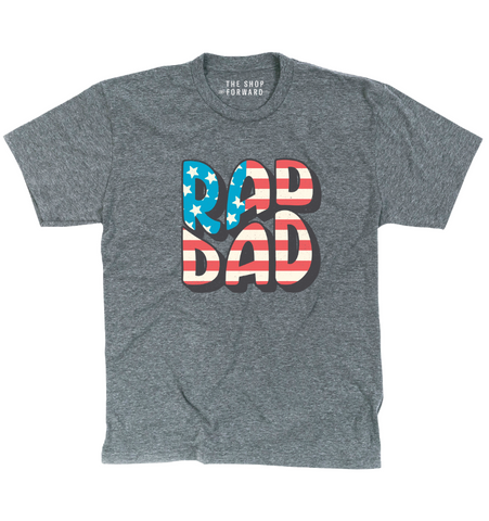 'RAD DAD' T-Shirt - Grey