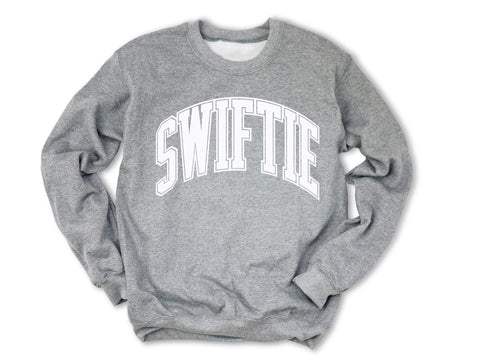 SWIFTIE Pullover Sweatshirt - GREY