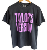 TAYLOR'S VERSION T-Shirt - Graphite + Lavender