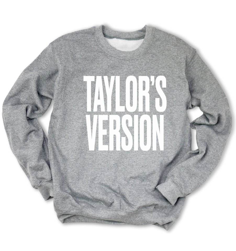 Taylor's Version Pullover Sweatshirt - Grey