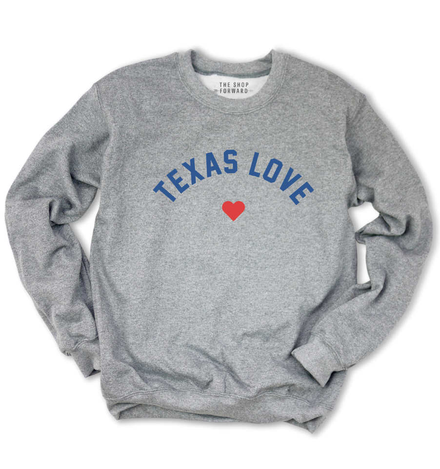 'TEXAS LOVE' UNISEX PULLOVER