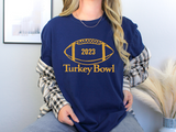 '2023 TURKEY BOWL' Vintage Print Unisex Tee - NAVY