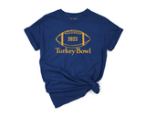 '2023 TURKEY BOWL' Vintage Print Unisex Tee - NAVY