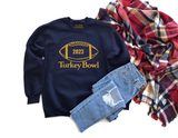 2023 TURKEY BOWL' Vintage Print Unisex Pullover - NAVY