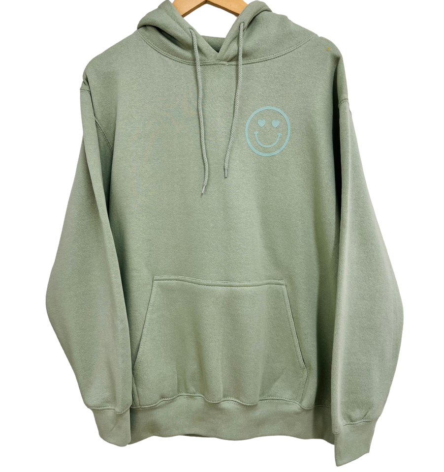 'YOU ARE LOVED' HAPPY FACE UNISEX HOODIE
