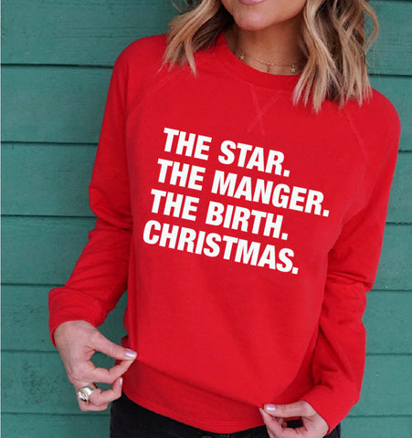 4 THINGS® Christmas 'Reason for the Season' Lightweight Pullover