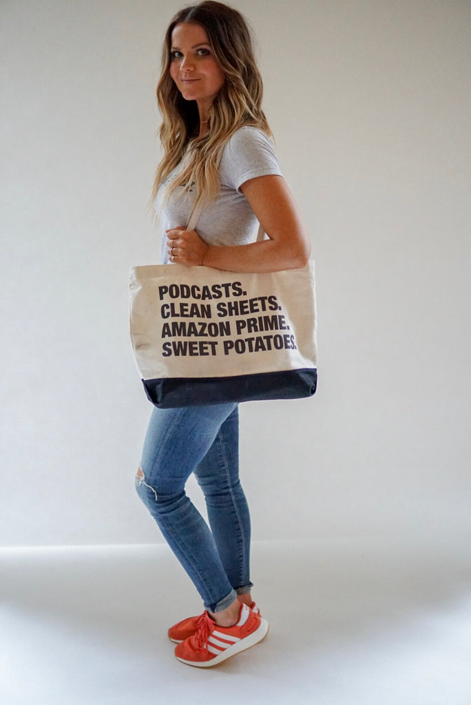 Custom shopping tote bags hot sale