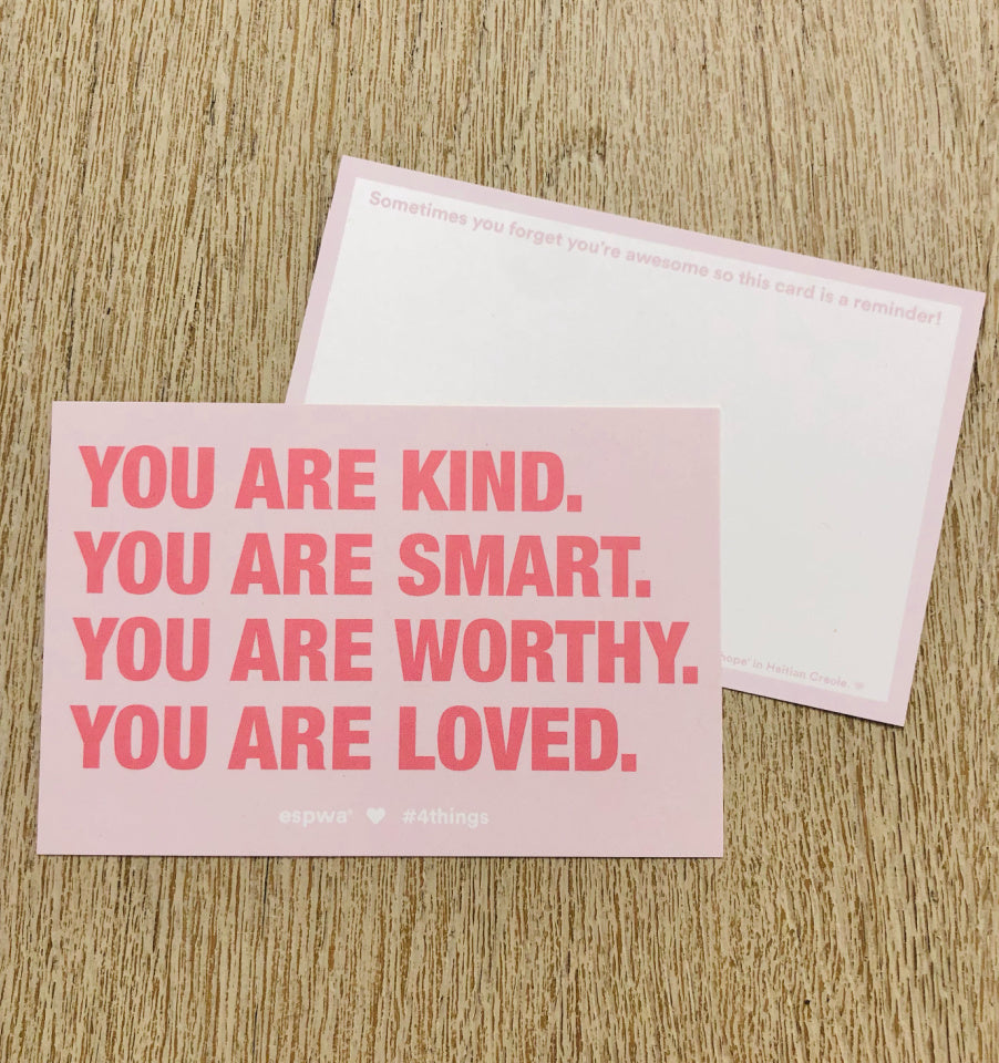 4 THINGS® AFFIRMATION NOTECARD SET