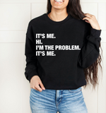 4 Things® 'It's Me' Unisex Pullover Sweatshirt - Black