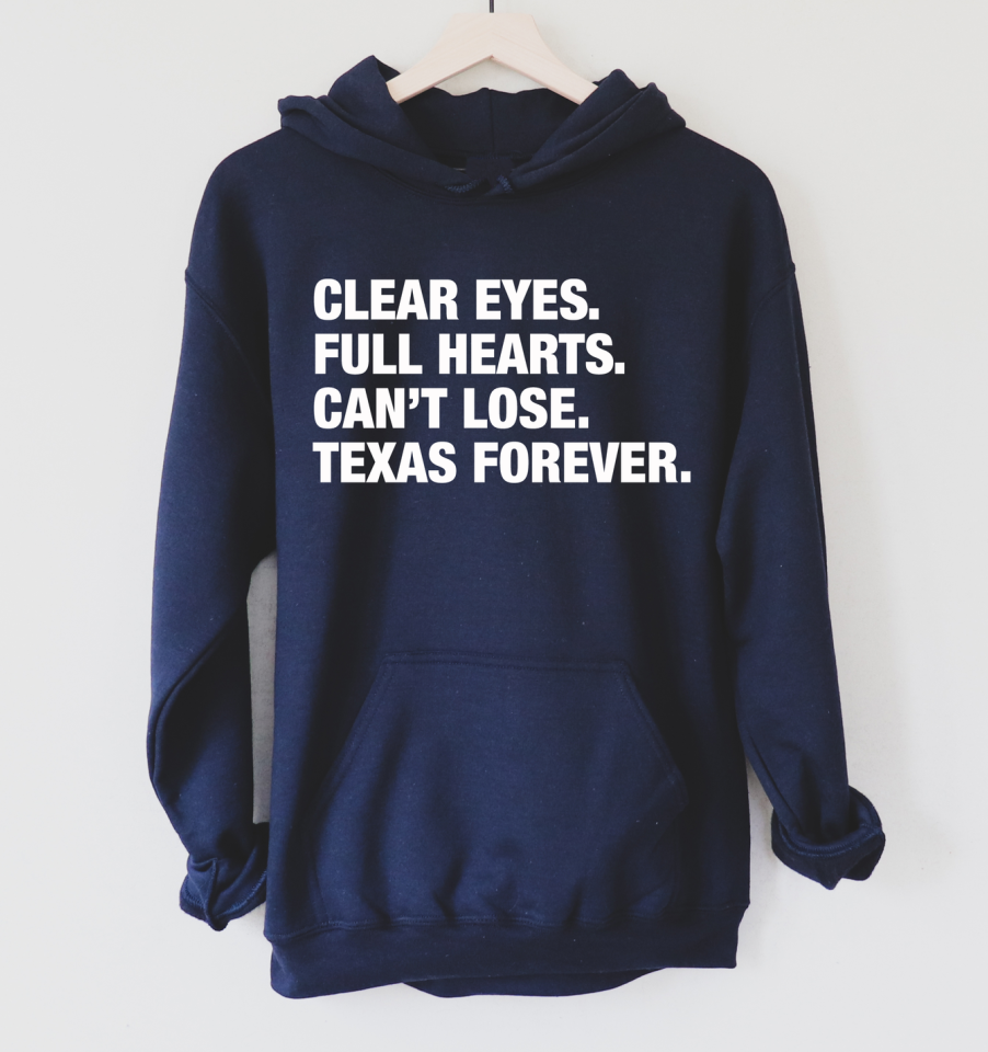 4 Things® Texas Forever Unisex Hoodie - Navy