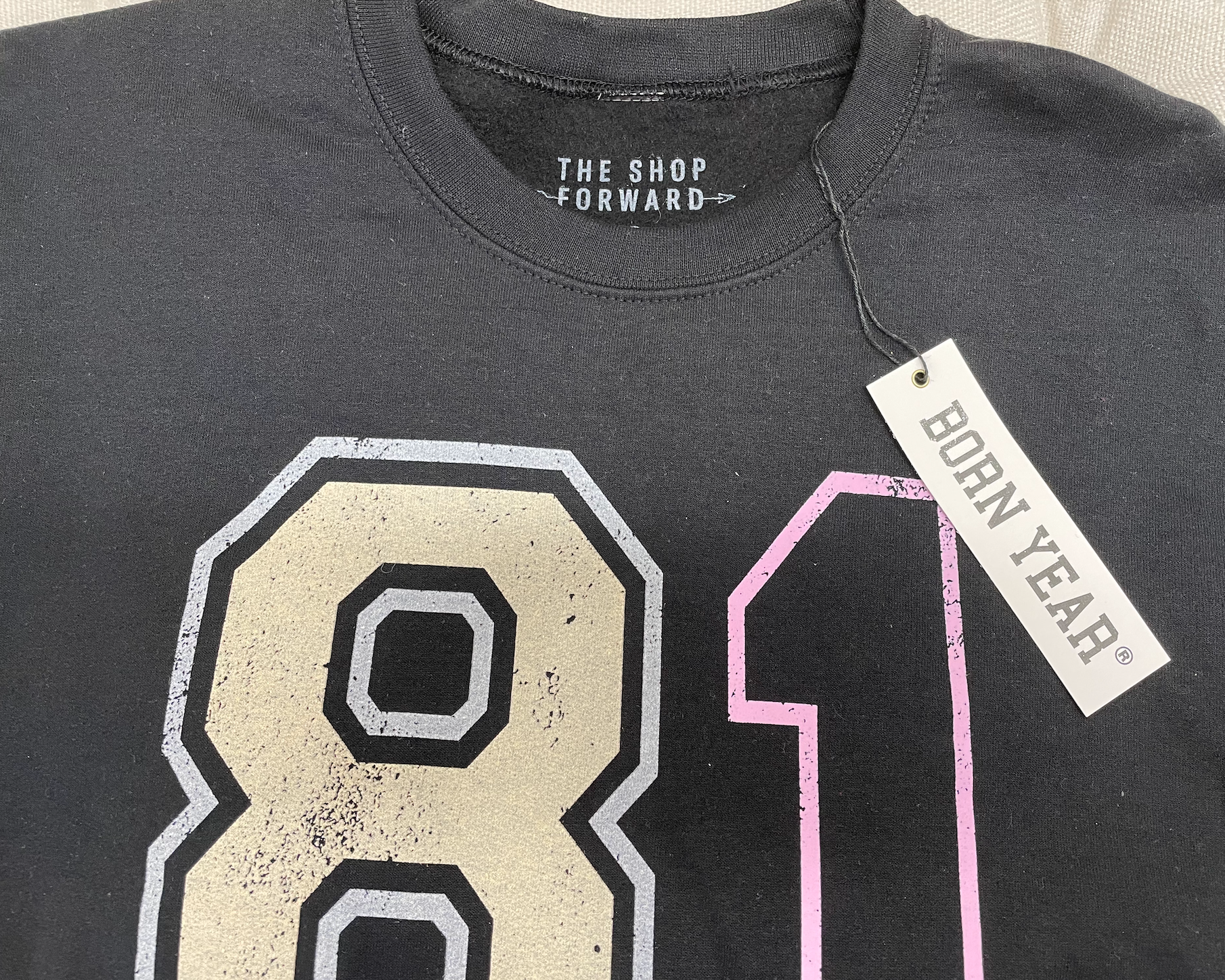 80'S BORN YEAR® UNISEX PULLOVER - CHOOSE YOUR YEAR! (80-89)