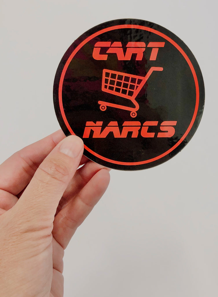 The Woody Show 'CART NARCS' Sticker