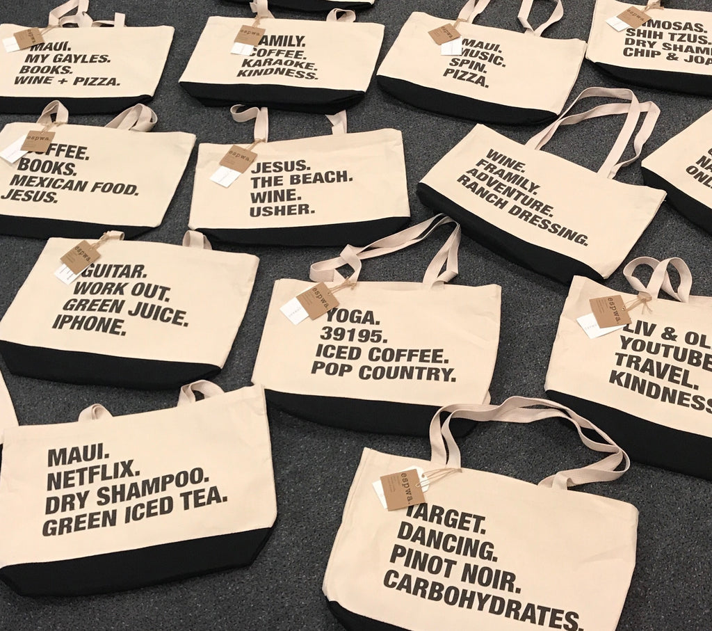 4 THINGS® PERSONALIZED TOTE BAG (CUSTOM PRE-ORDER)