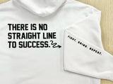 'There is No Straight Line to Success' Crew Sweatshirt (2 Options)