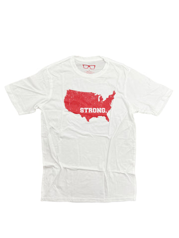 U.S.A. STRONG T-Shirt - White