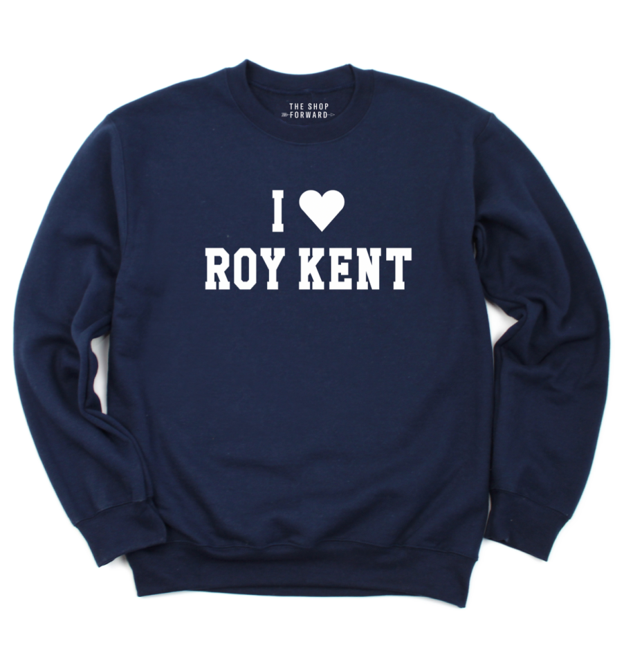 'I Heart Roy Kent' Unisex Pullover - Navy