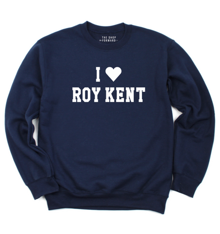 'I Heart Roy Kent' Unisex Pullover - Navy