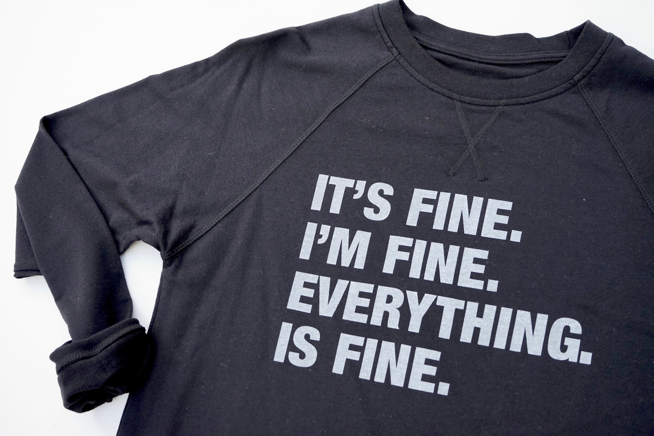 4 THINGS® 'I'M FINE' UNISEX LIGHTWEIGHT PULLOVER